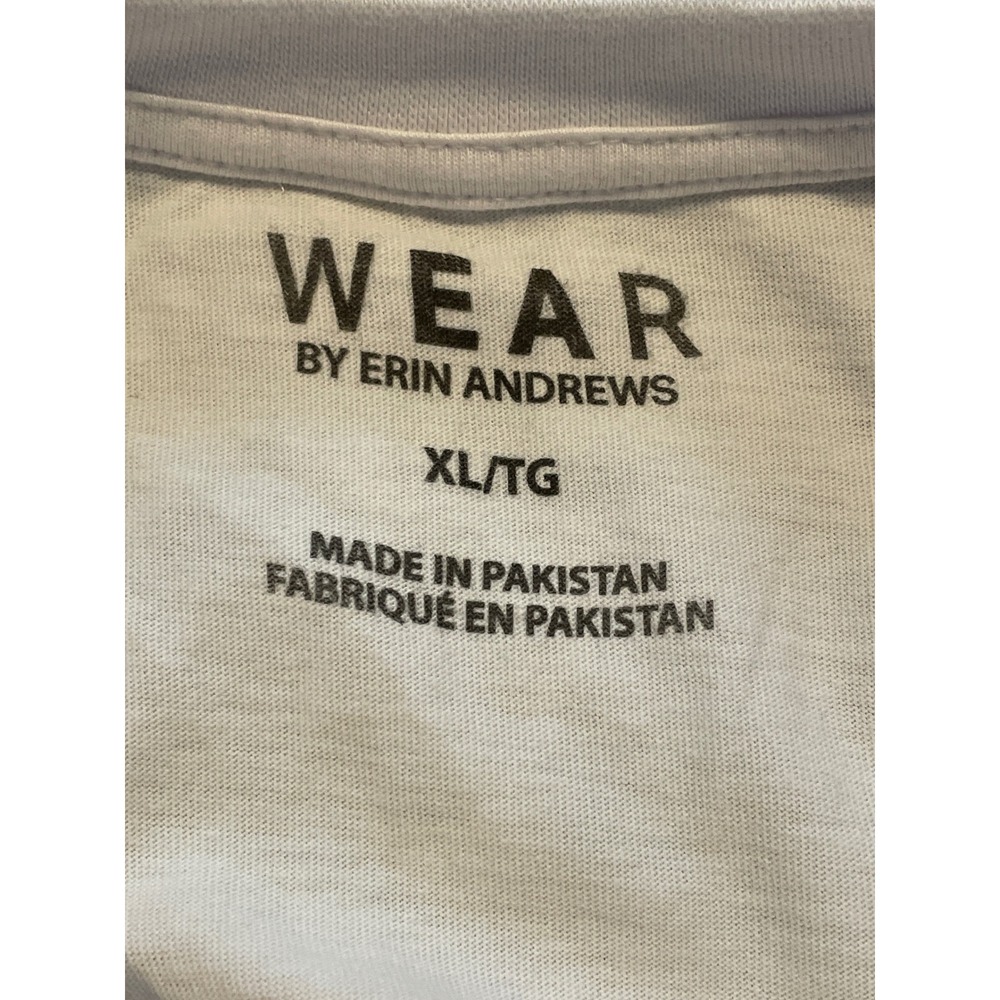 WEAR Erin Andrews Prime All In Tee Womens XL White NEW Graphic Long Sleeve - Picture 11 of 14